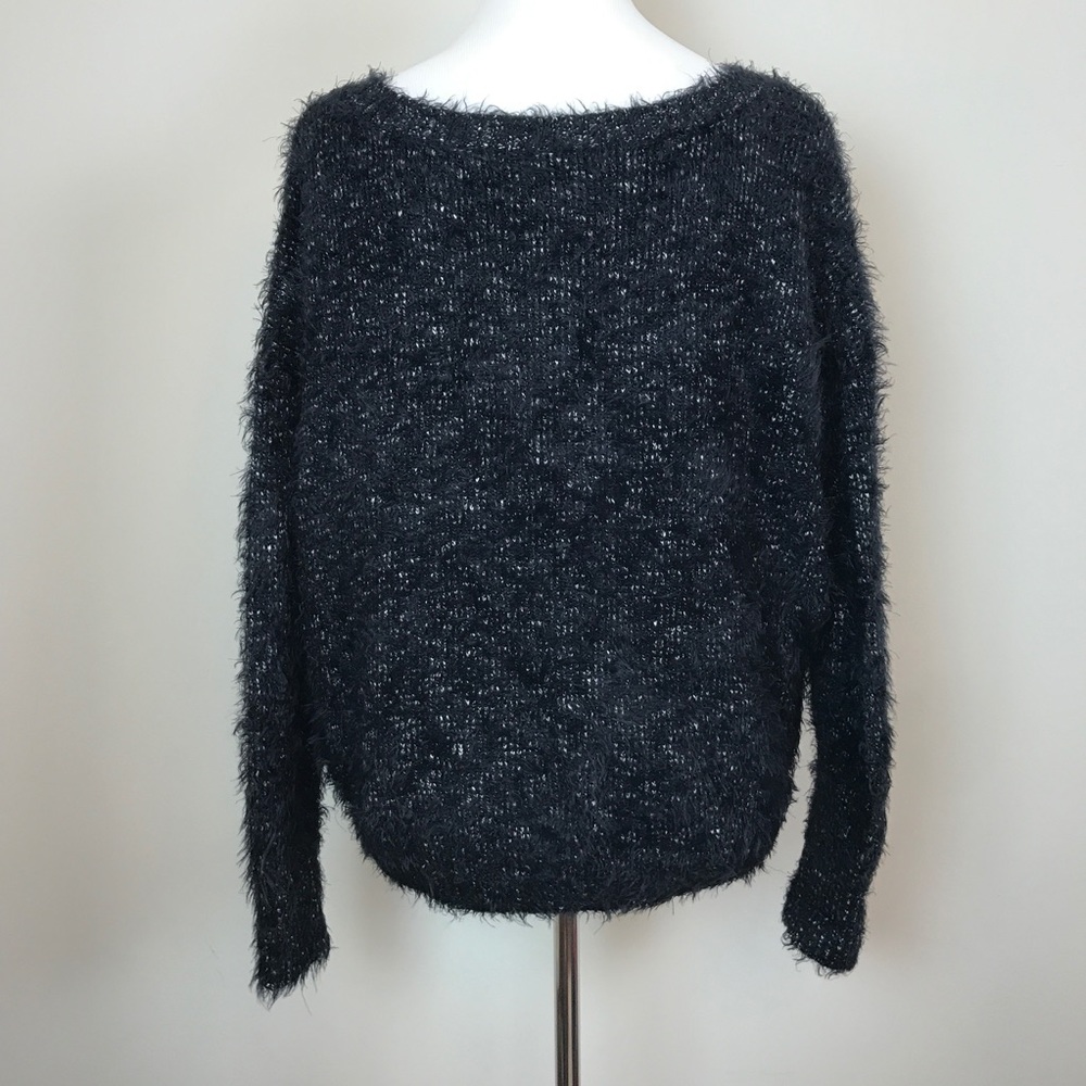 🚫 Express Fuzzy Lace Up Sweater - Picture 2 of 4